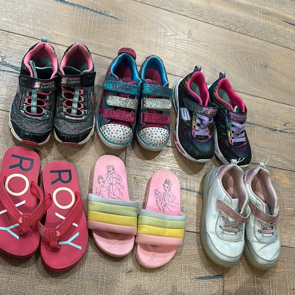Size 13 bundle skechers and stride rite